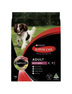 Purina Supercoat Adult Beef Pet Food 7kg x 1